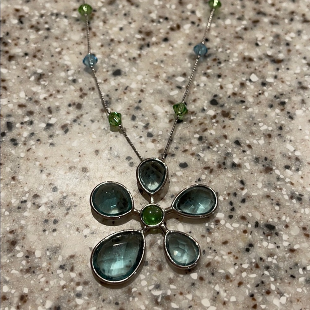 Lia Sophia Flower Necklace